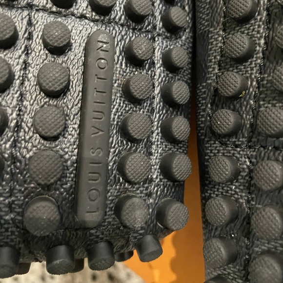 Louis Vuitton Damier Graphite canvas Hockenheim Moccasin 7.5 LV/8.5 US - Picture 6 of 9
